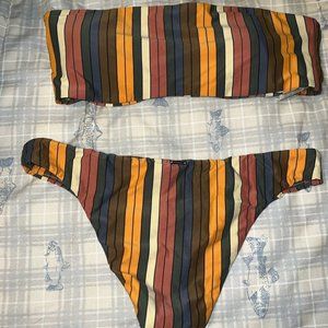 O’Neill Striped Bikini Set - Medium - Excellent condition